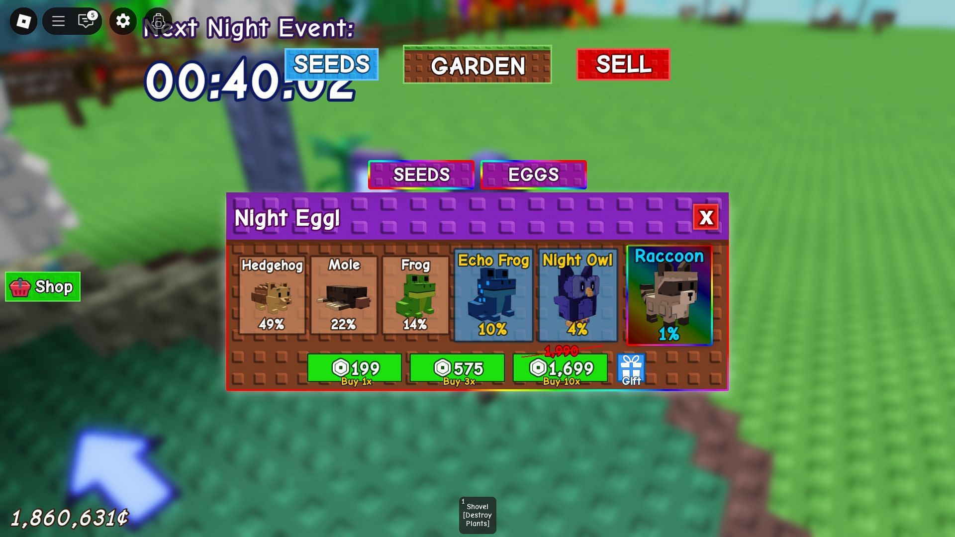 All Night Egg pets (Image via Roblox)